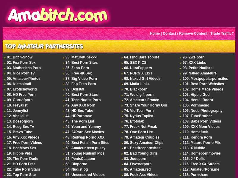 amabitch.com last screenshot