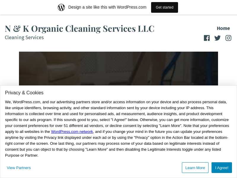 nandkorganiccleaning.wordpress.com last screenshot