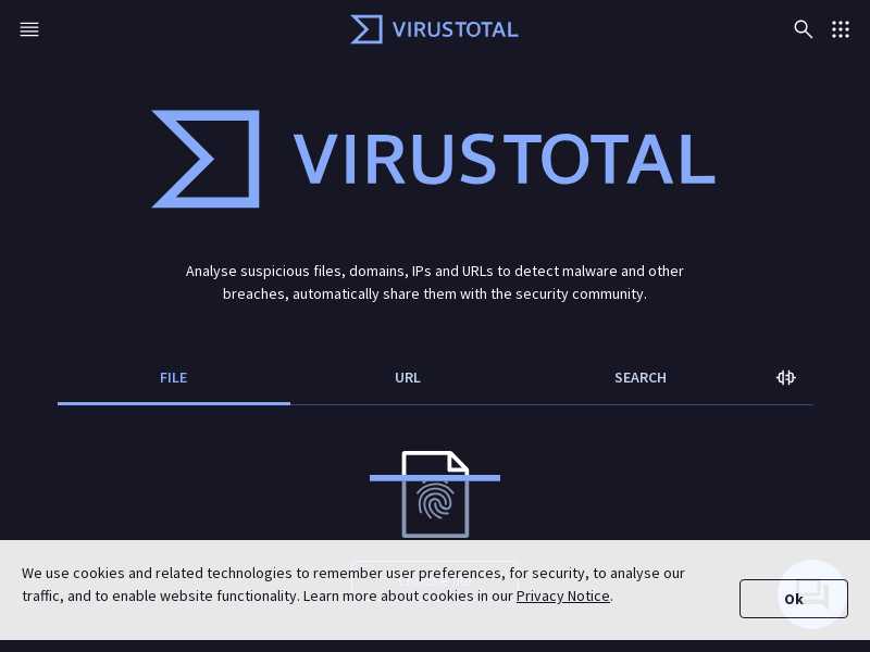 virustotal.com last screenshot